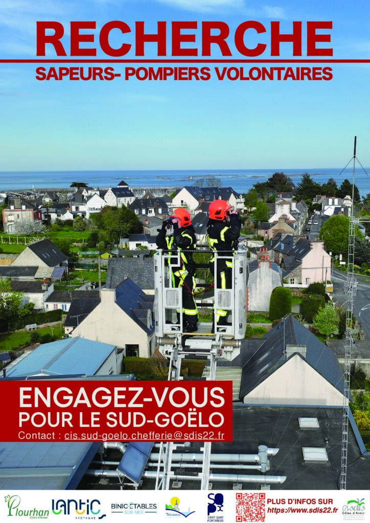 Rejoignez les sapeurs pompiers volontaires du Sud-Goëlo